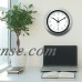 Equity by La Crosse 40222B 10" Insta-Set Black Wall Clock   551286311